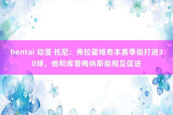 hentai 动漫 托尼：弗拉霍维奇本赛季能打进30球，他和库普梅纳斯能相互促进